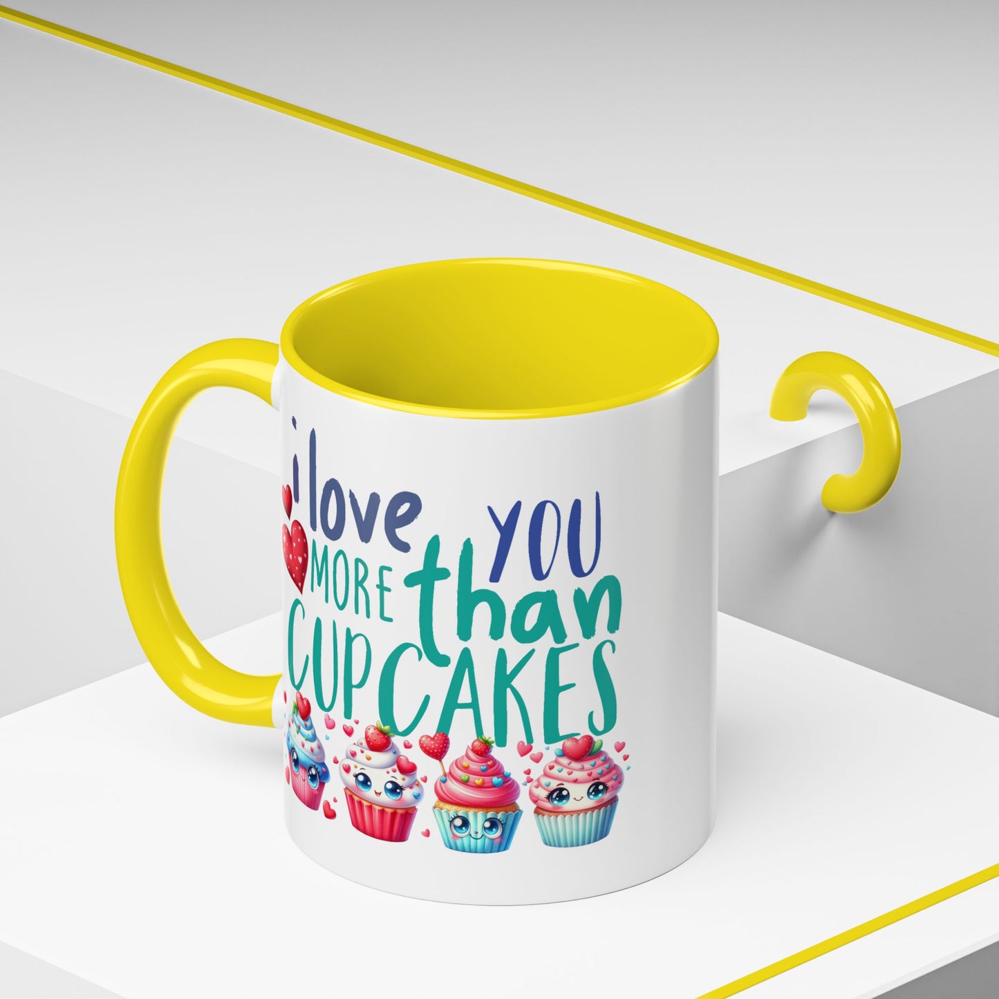 Anniversary Mug - I Love You More Than Cupcakes