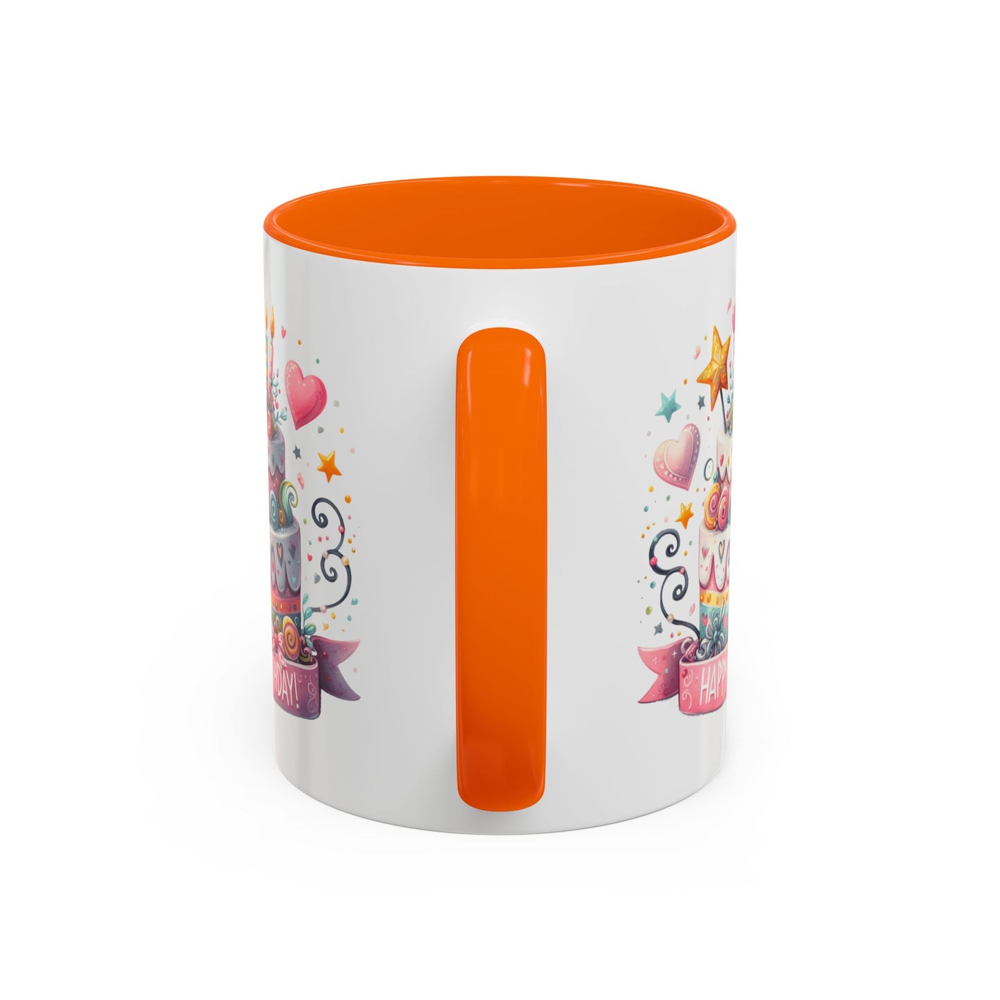 Birthday Mug - Happy Birthday Two Tiered Cake