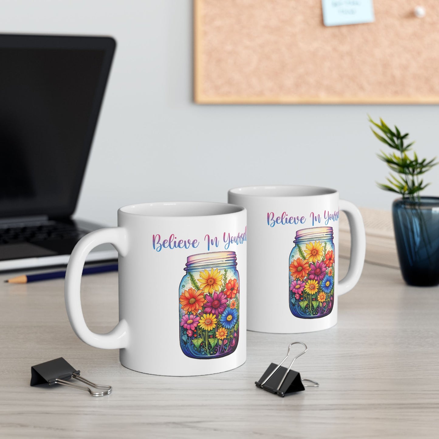 Motivation Mug - Believe In Yourself Jar