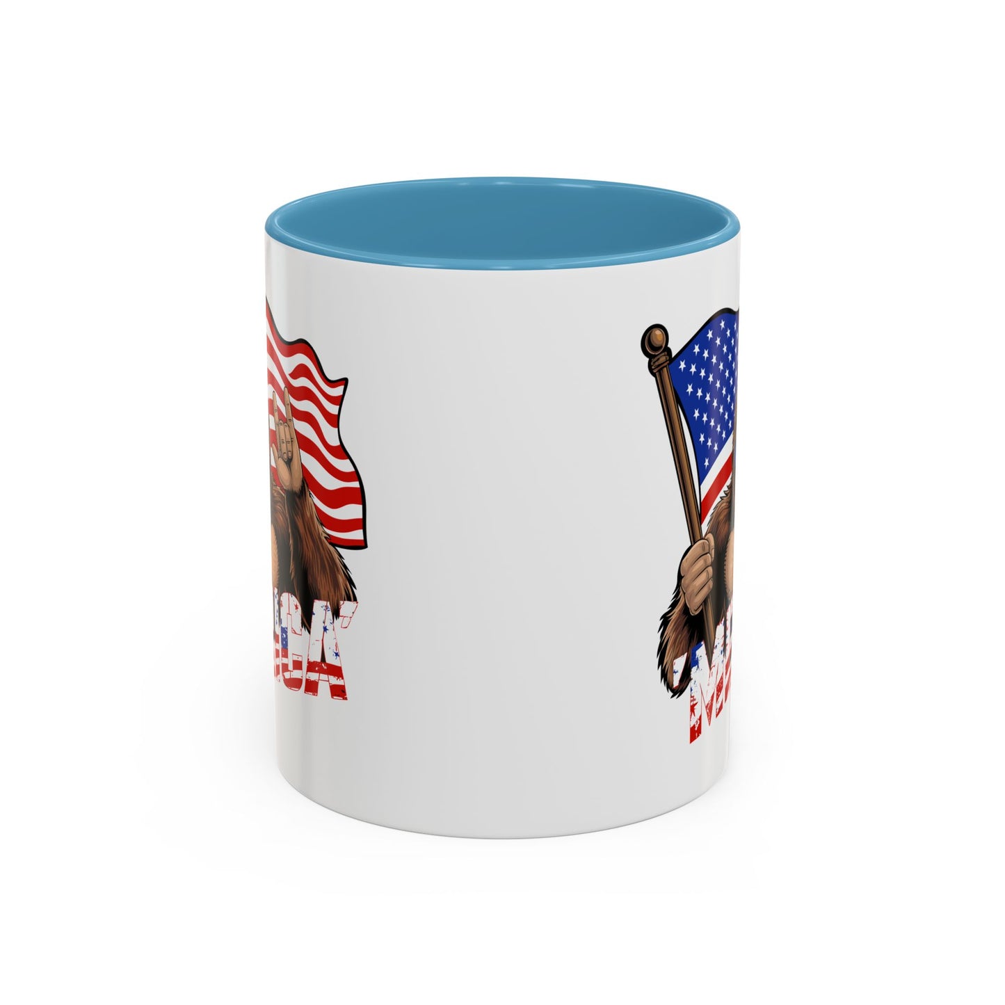 4th of July Mug - Bigfoot USA Flag