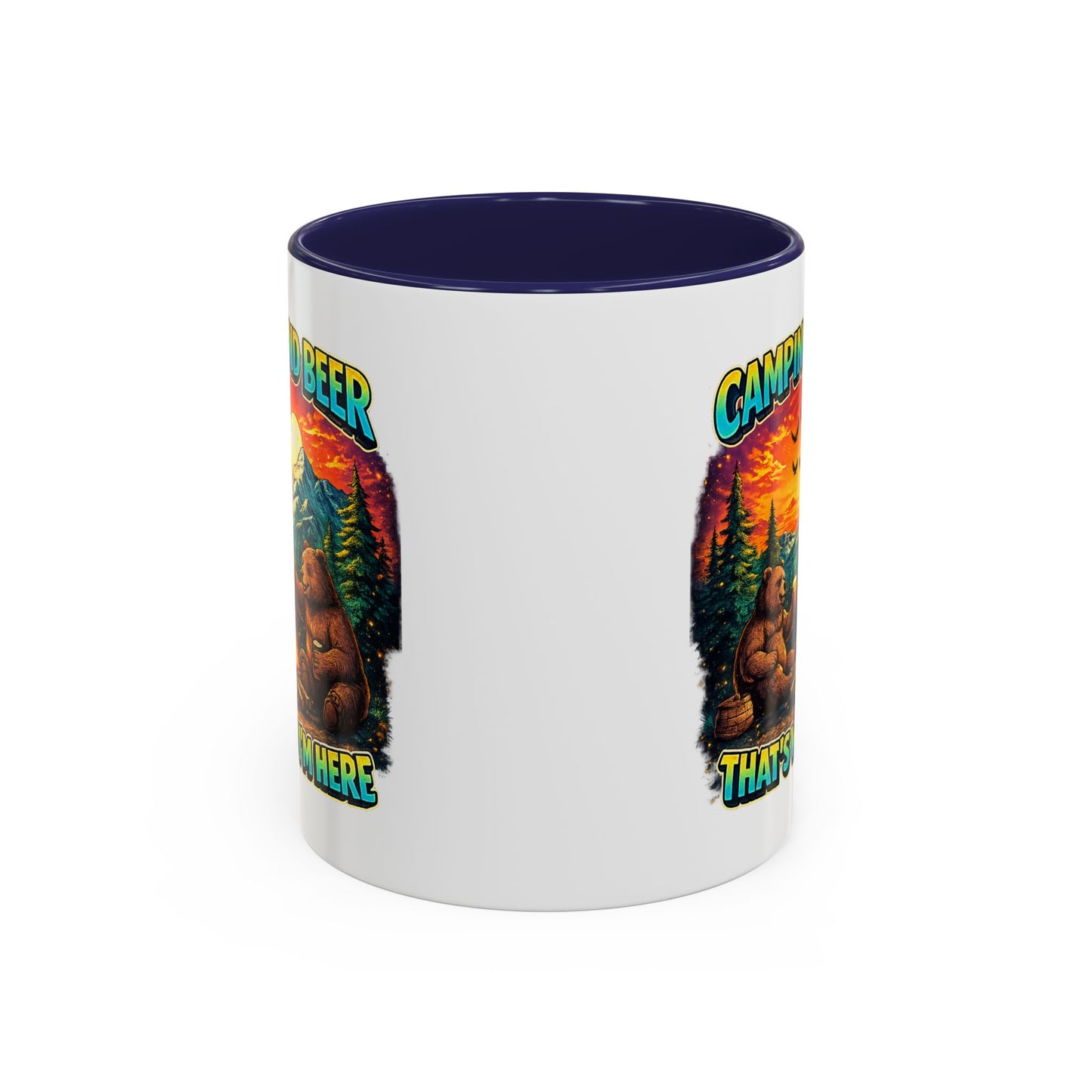 Humor Mug - Camping and Beer
