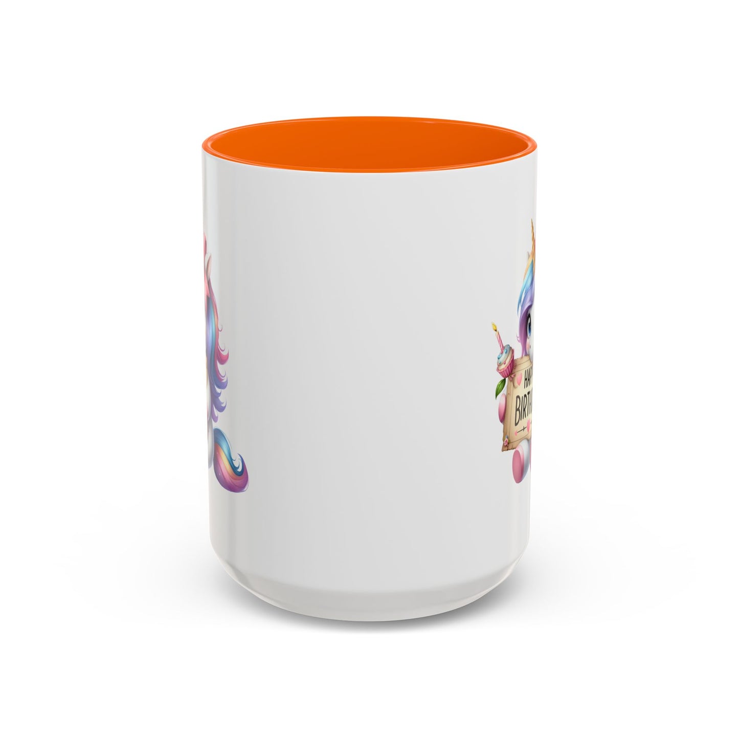Birthday Mug - Girl Unicorn Happy Birthday Sign