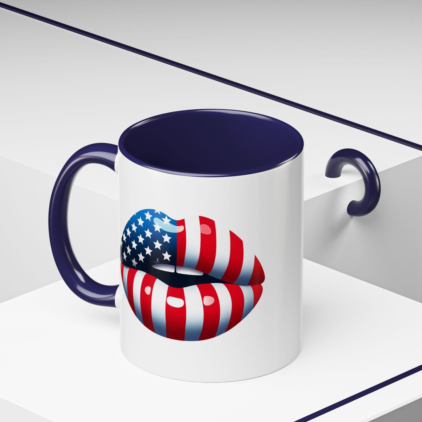 4th of July - American Flag Lips