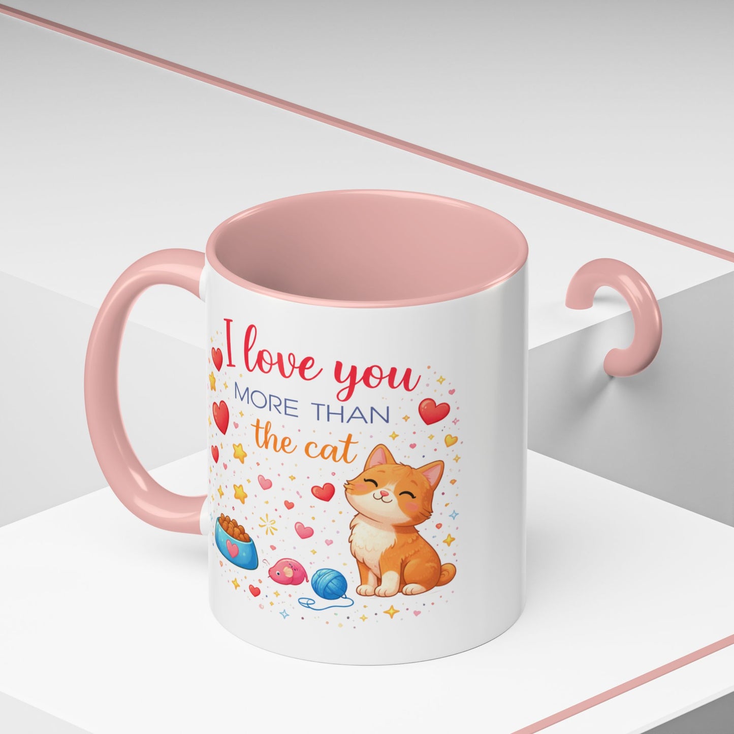 Anniversary Mug - I Love You More Than The Cat