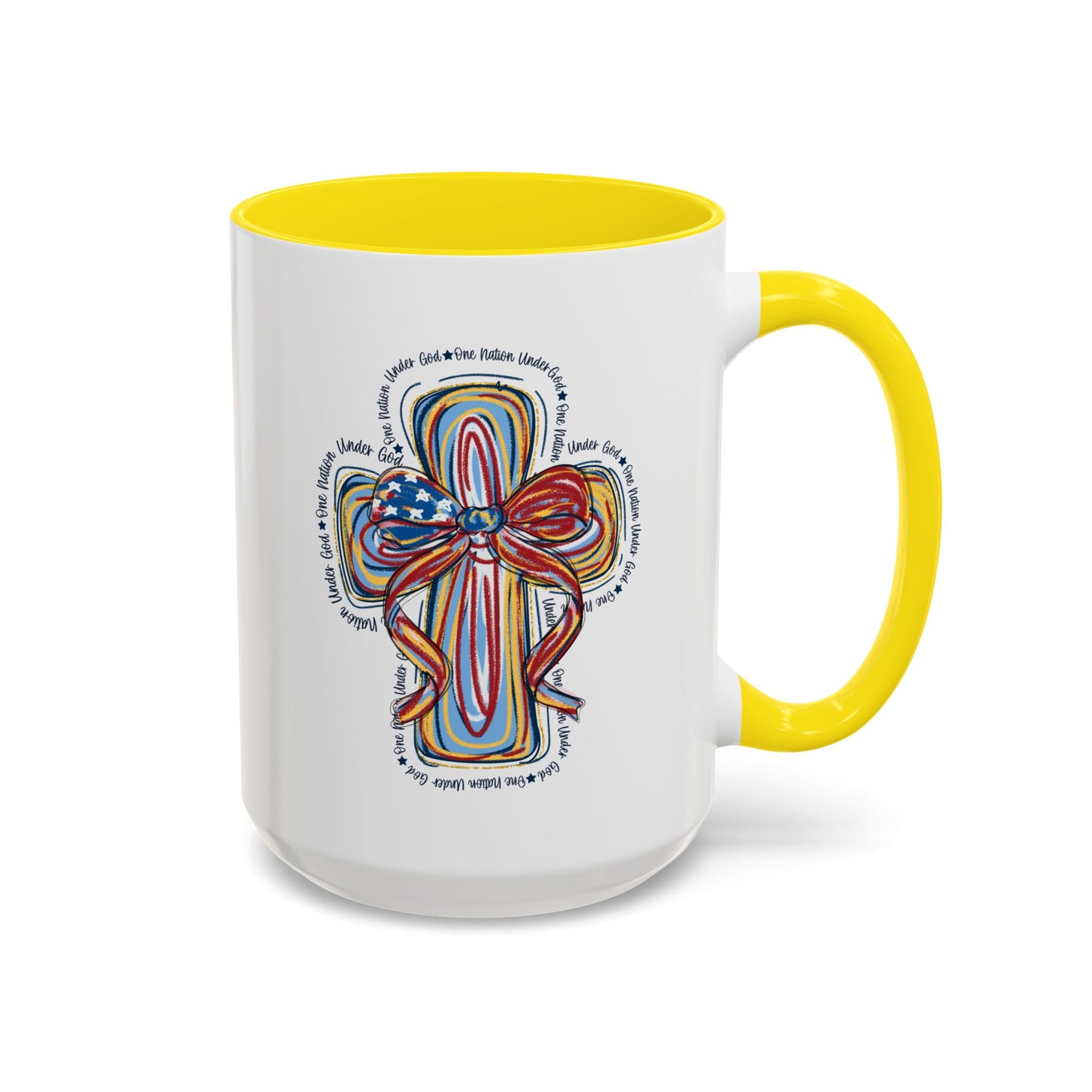 4th of July Mug - Christian Cross Bow