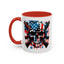 4th of July Mug - Skull With American Flag