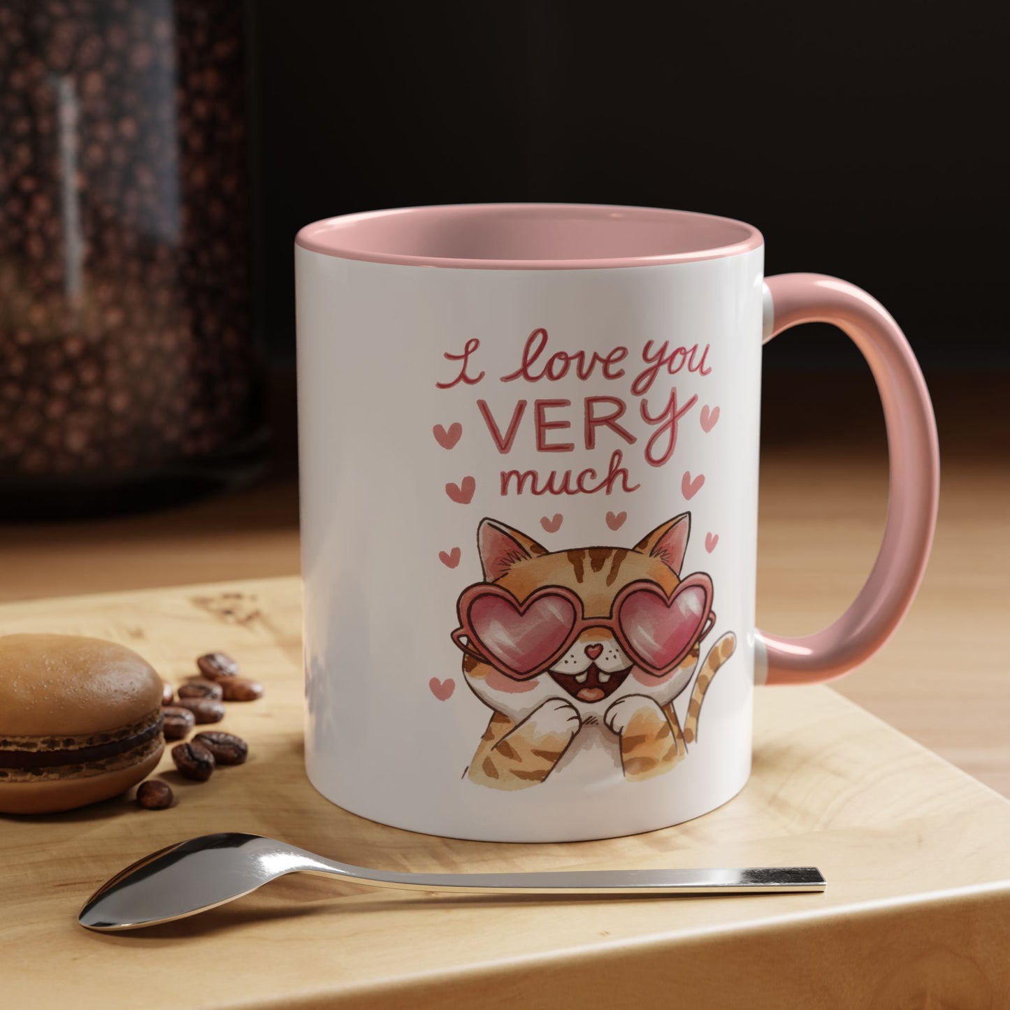 Valentine's Day Mug - I Love You Cat