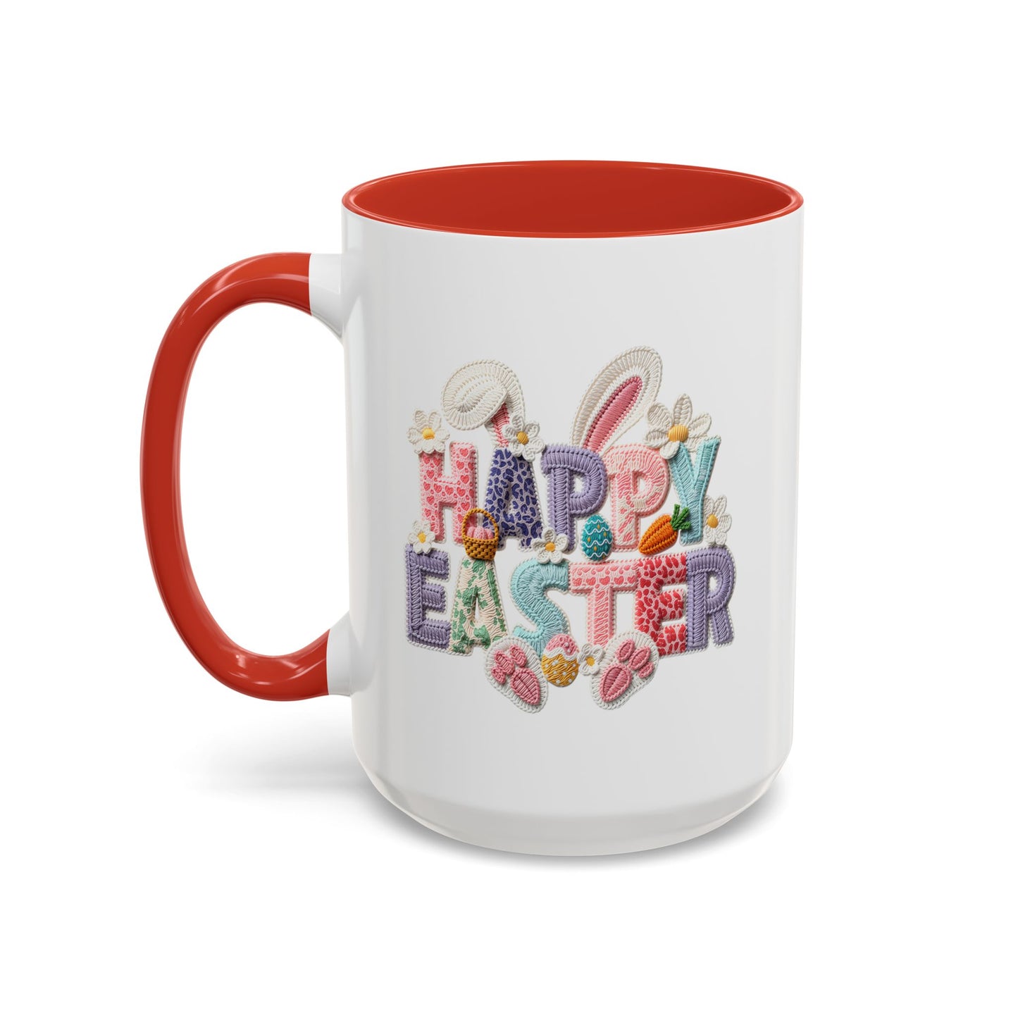 Easter Mug - Happy Easter Latch Yarn