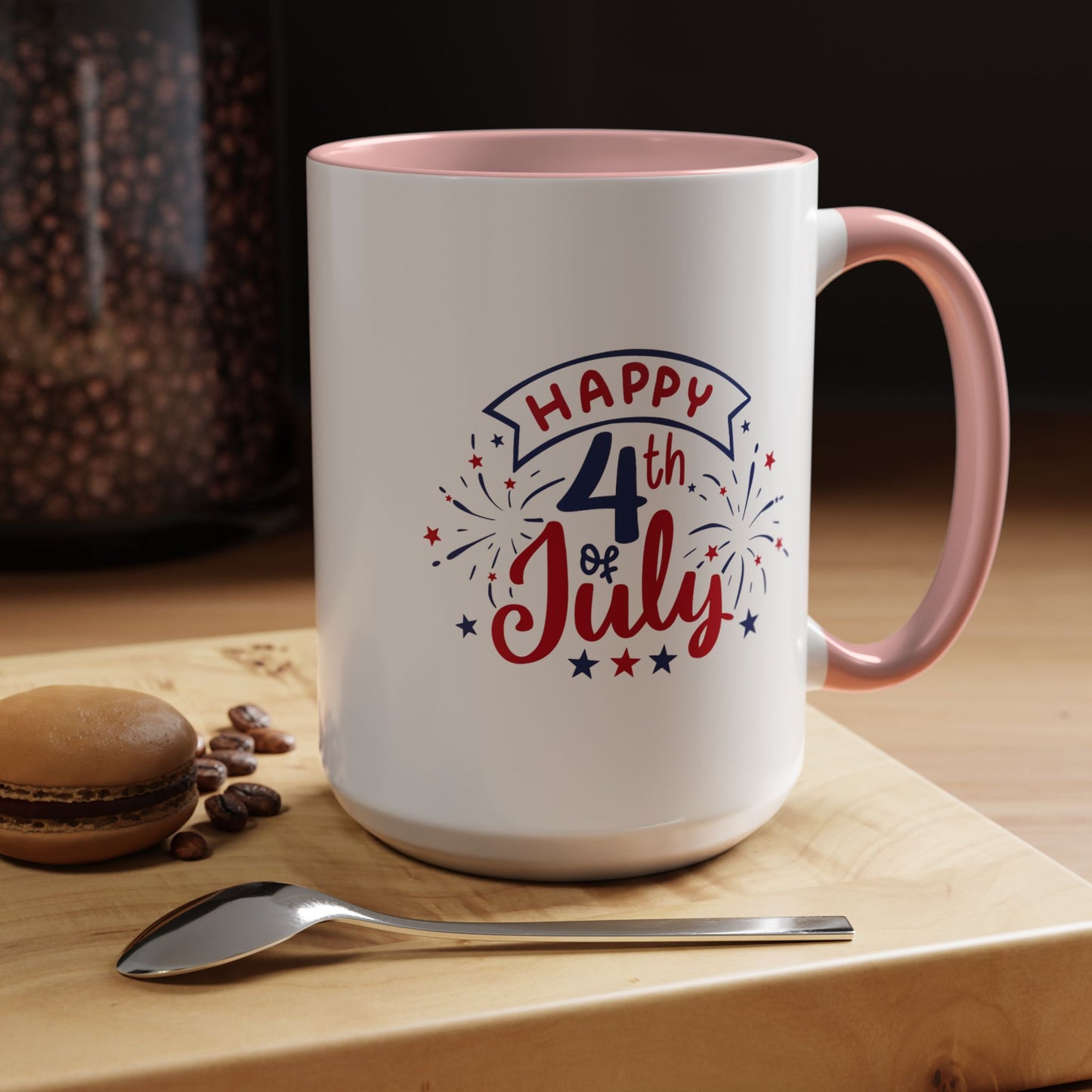 4th of July Mug - Happy 4th of July Fireworks