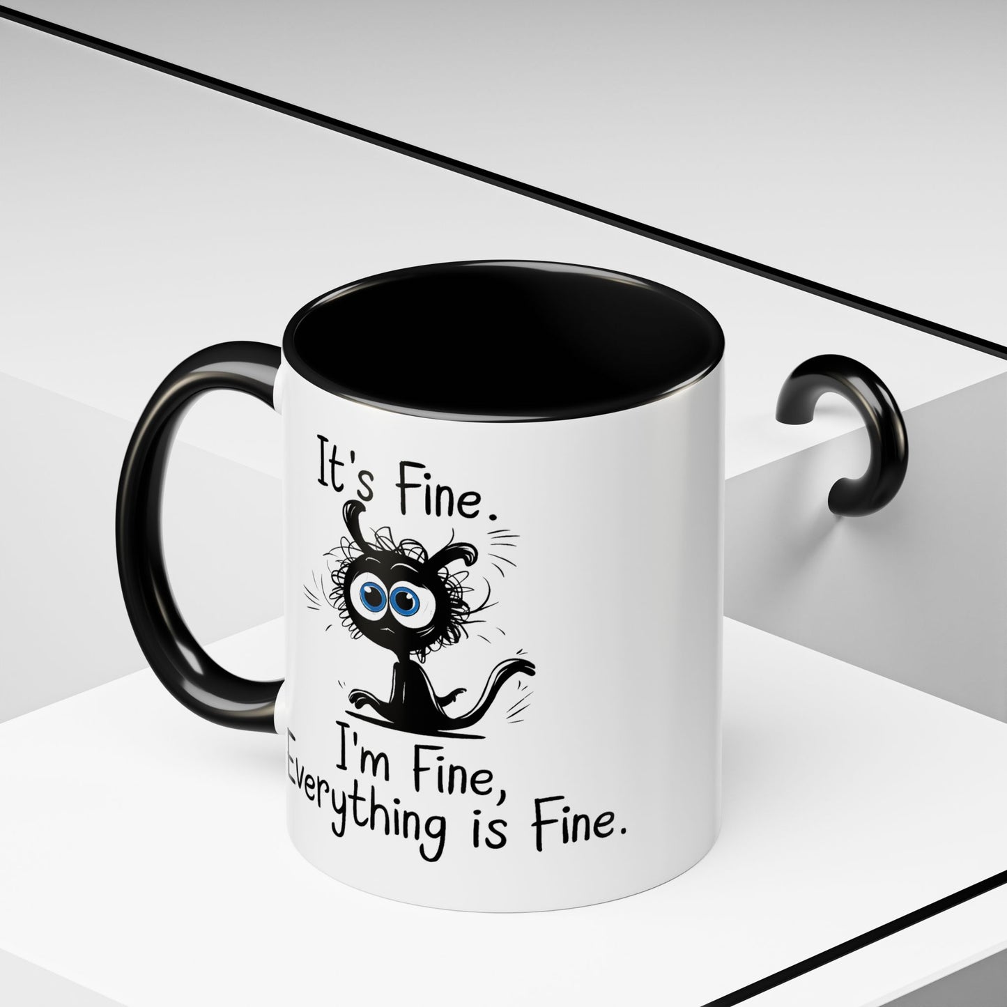 Animal Mug - It's Fine, It's Fine Everything Is Fine