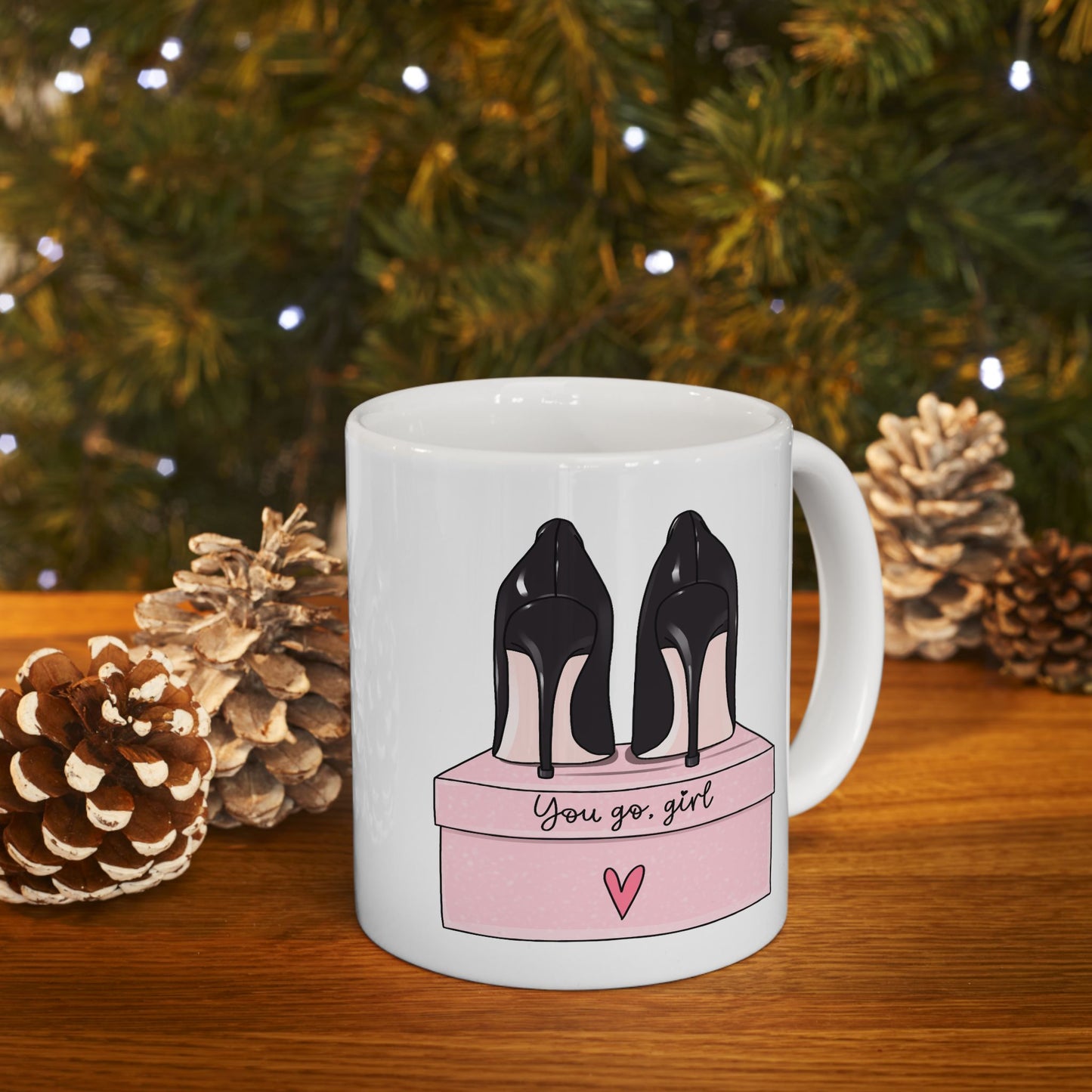 Motivation Mug - You Go Girl Shoes