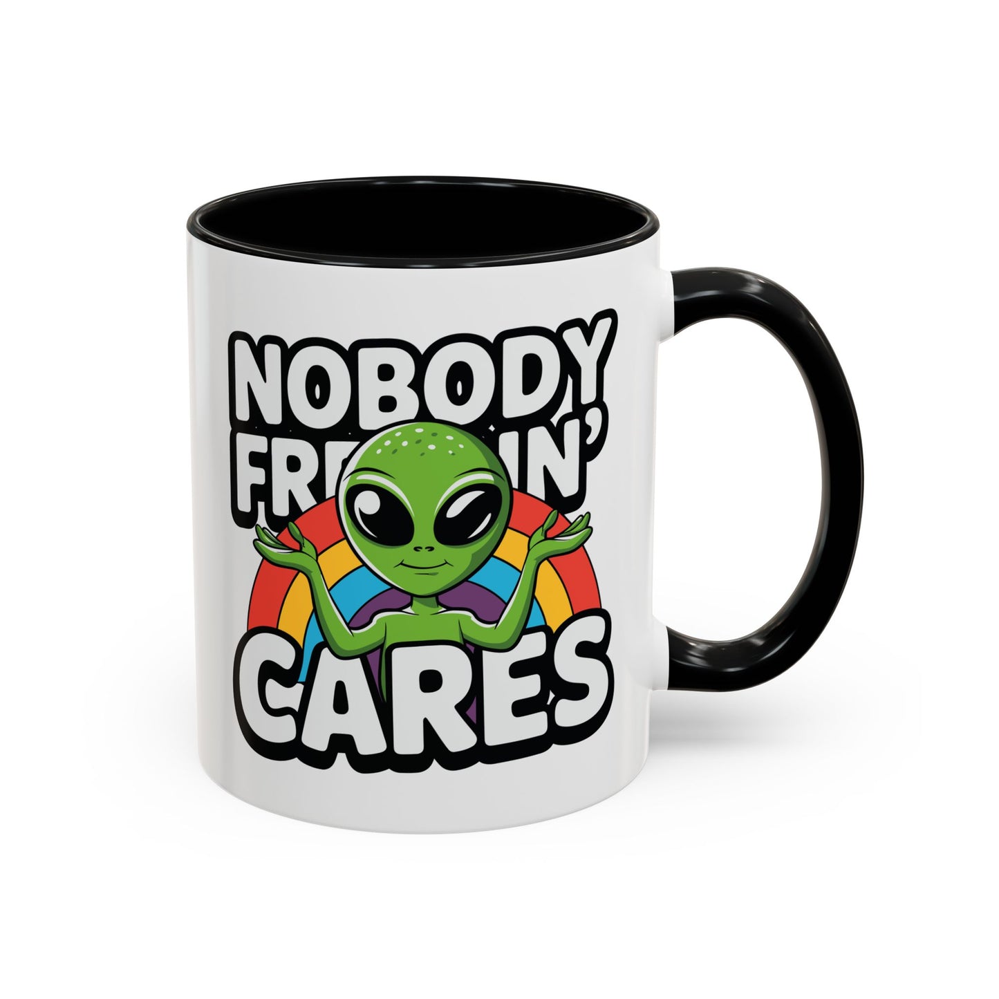 Alien Mug - Nobody Freakin Cares