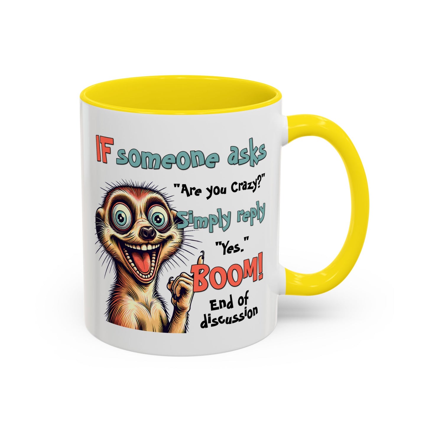 Humor Mug - If Someone Asks Are You Crazy