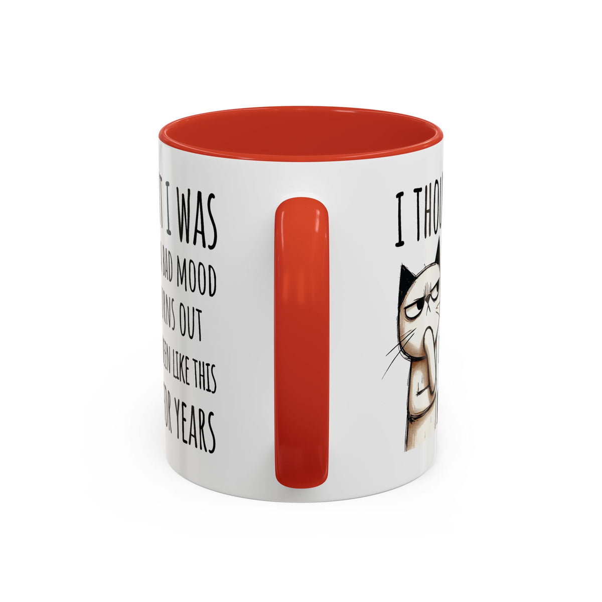 Adult Mug - I Thought I Was In A Bad Mood