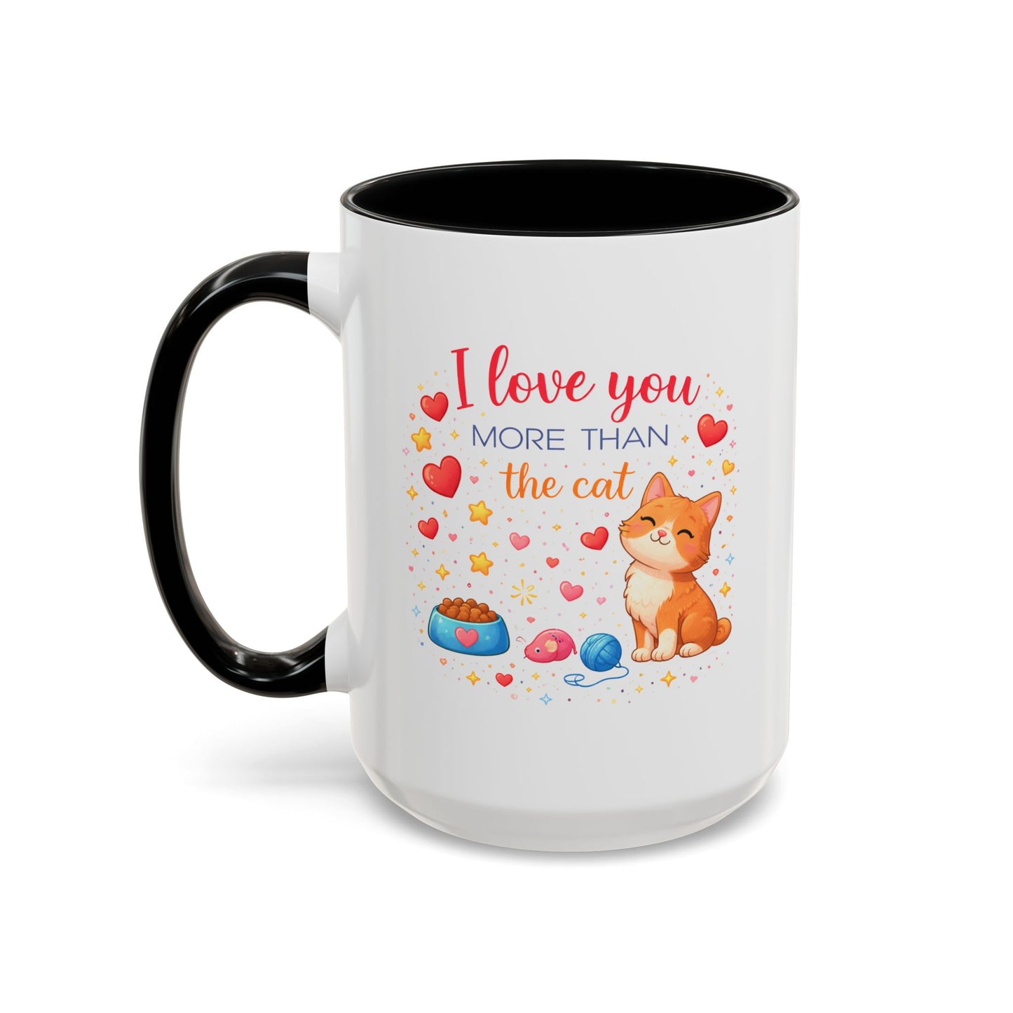 Anniversary Mug - I Love You More Than The Cat