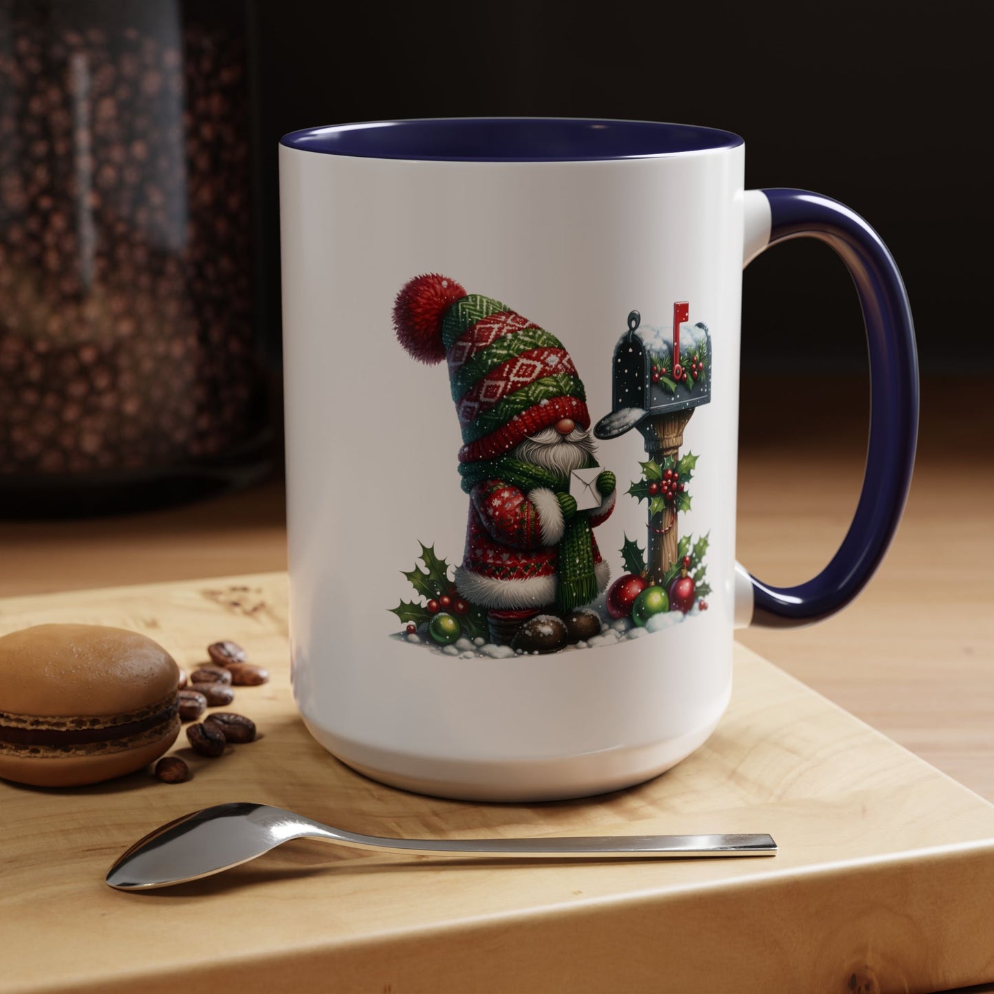 Christmas Mug - Gnome and Mail