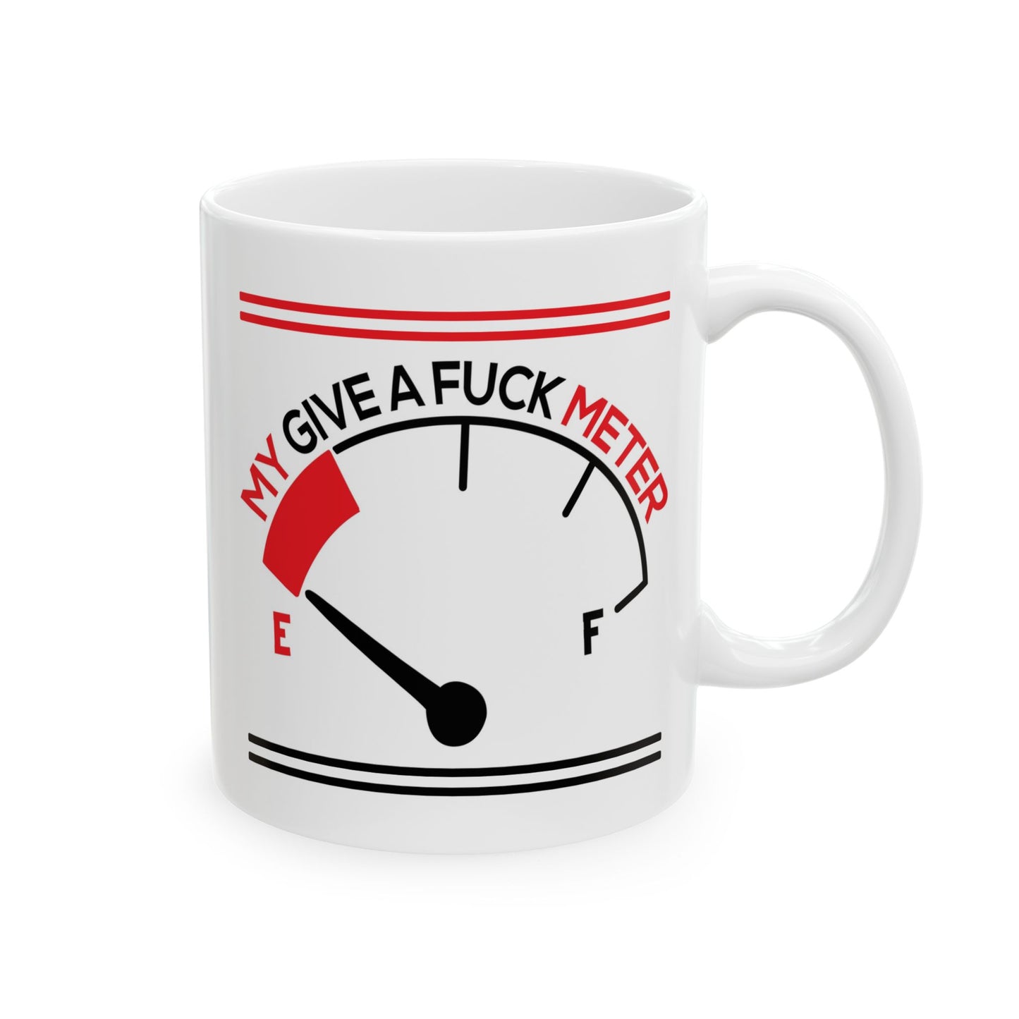 Adult Mug - My Give a Fuck Meter