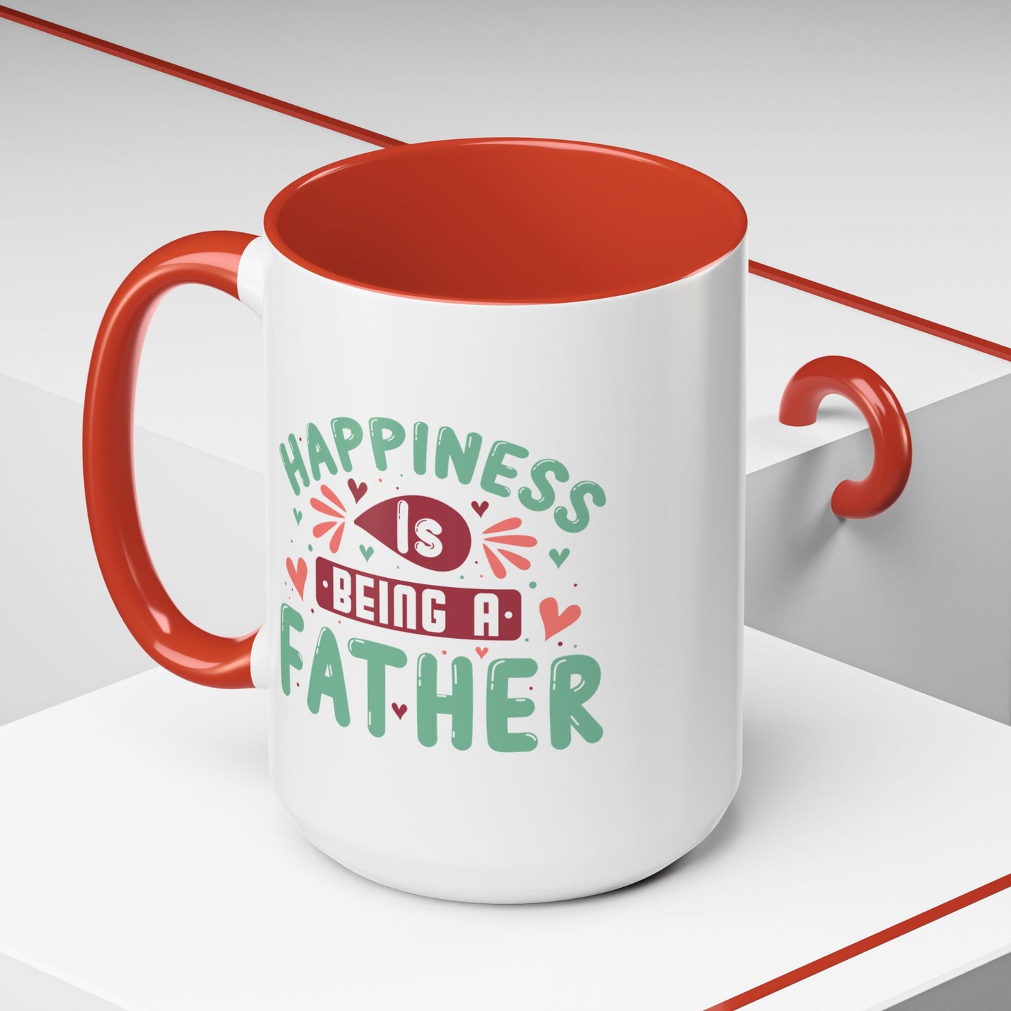 Father's Day Mug - Happiness Is