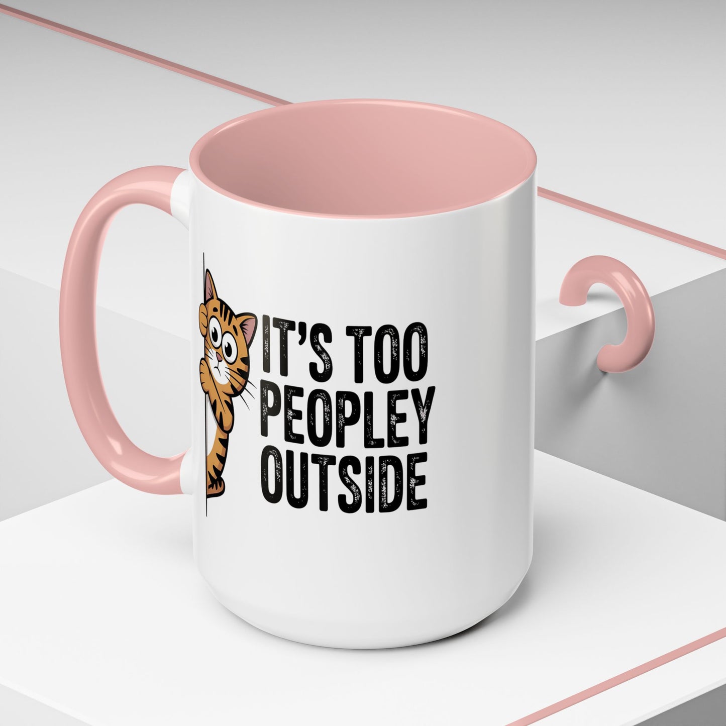 Animal Mug - It's Too Peopley Outside