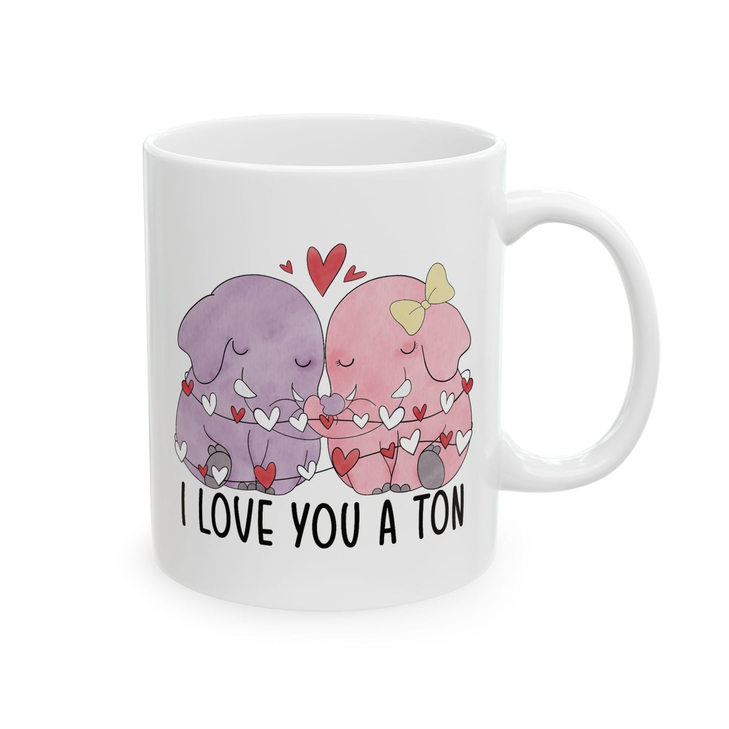 Anniversary Mug - I Love You a Ton