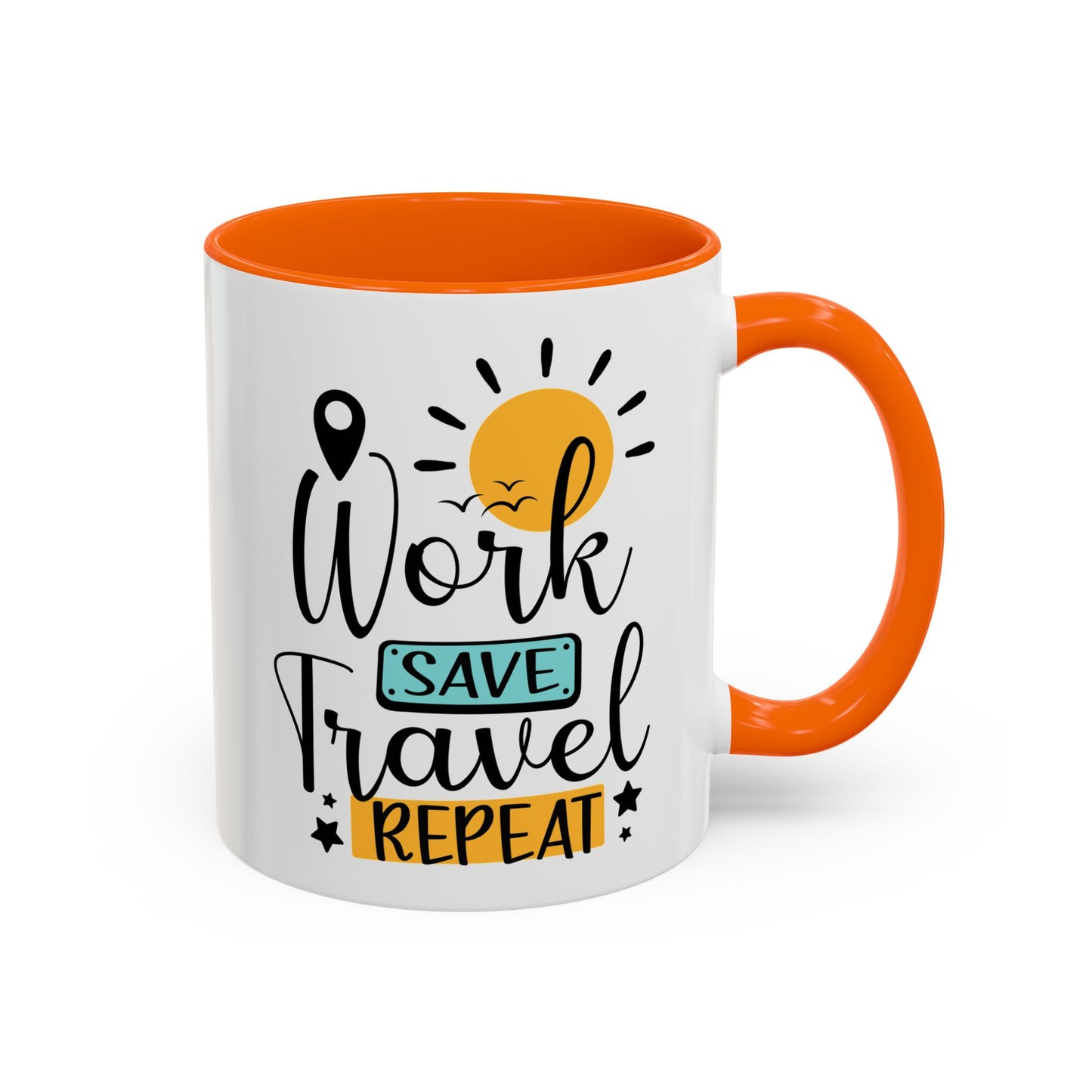Adventure Mug - Work Save Travel Repeat