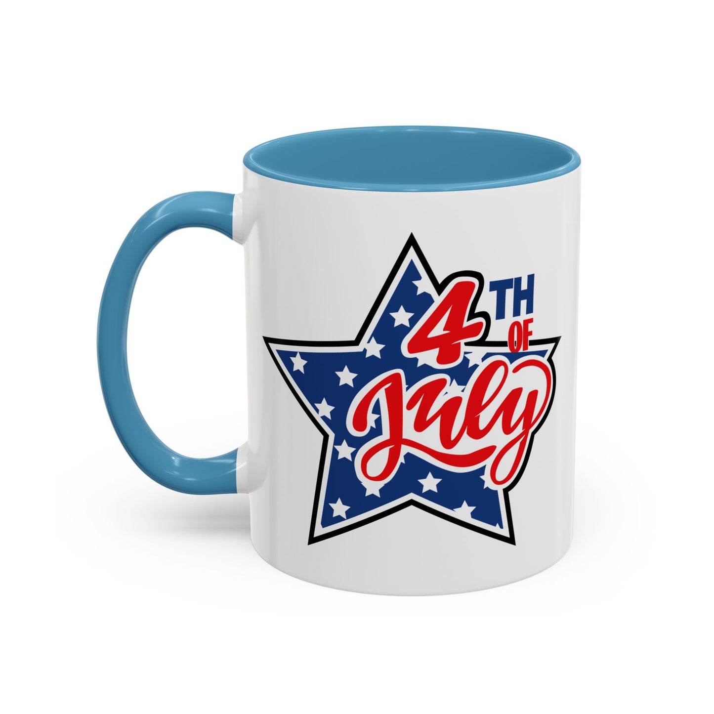 4th of July Mug - 4th of July Star Flag