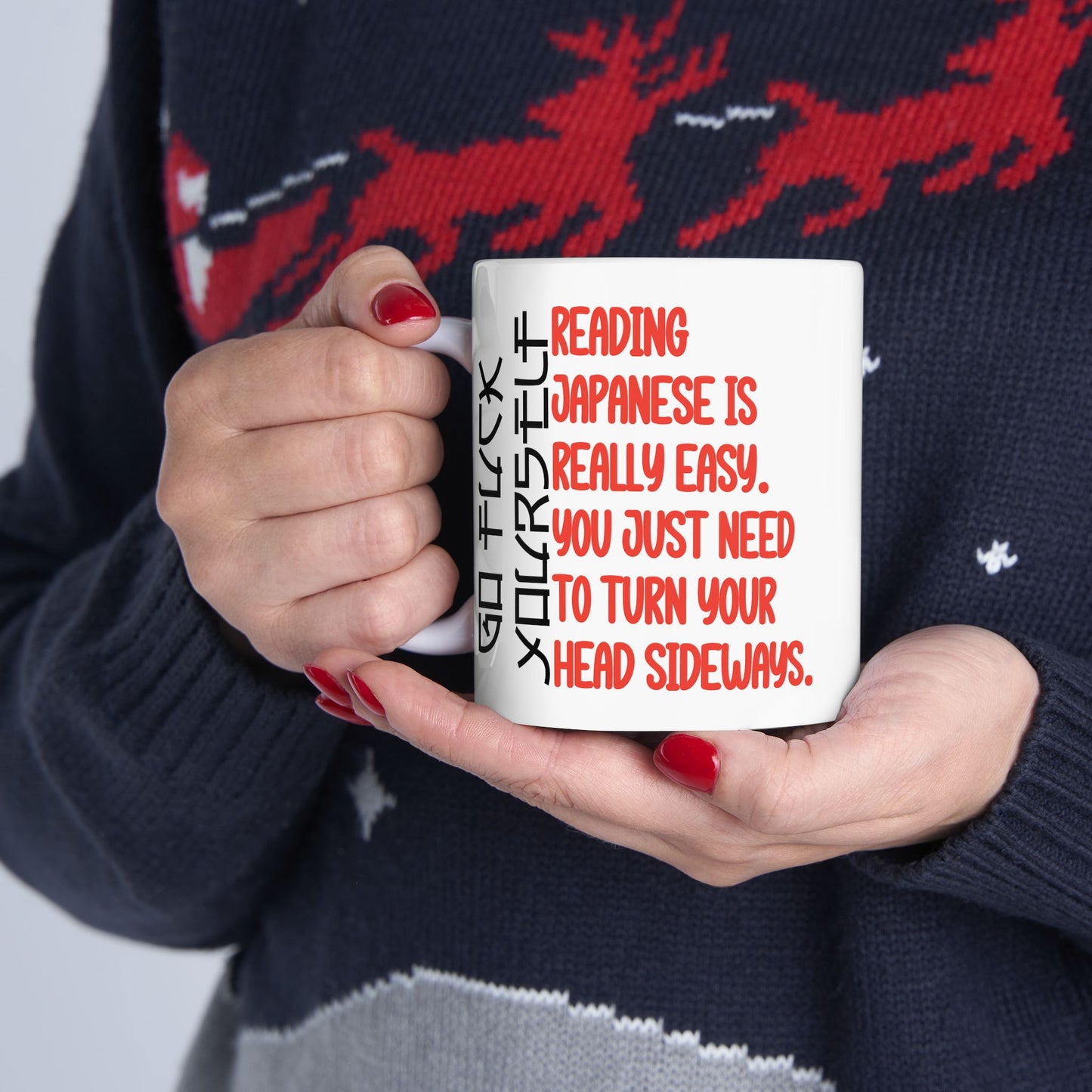 Adult Mug - Reading Japanese Is Really Easy