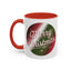 Christmas Mug - Merry Christmas White and Red Text Decoration