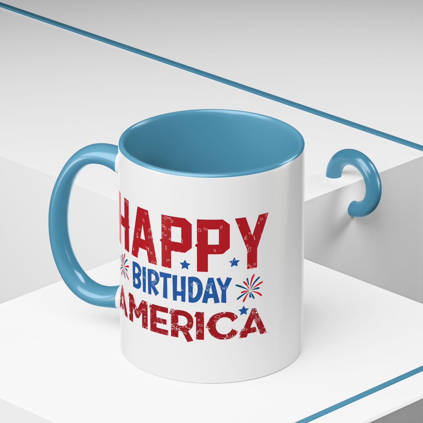4th of July Mug - Happy Birthday America Celebrations