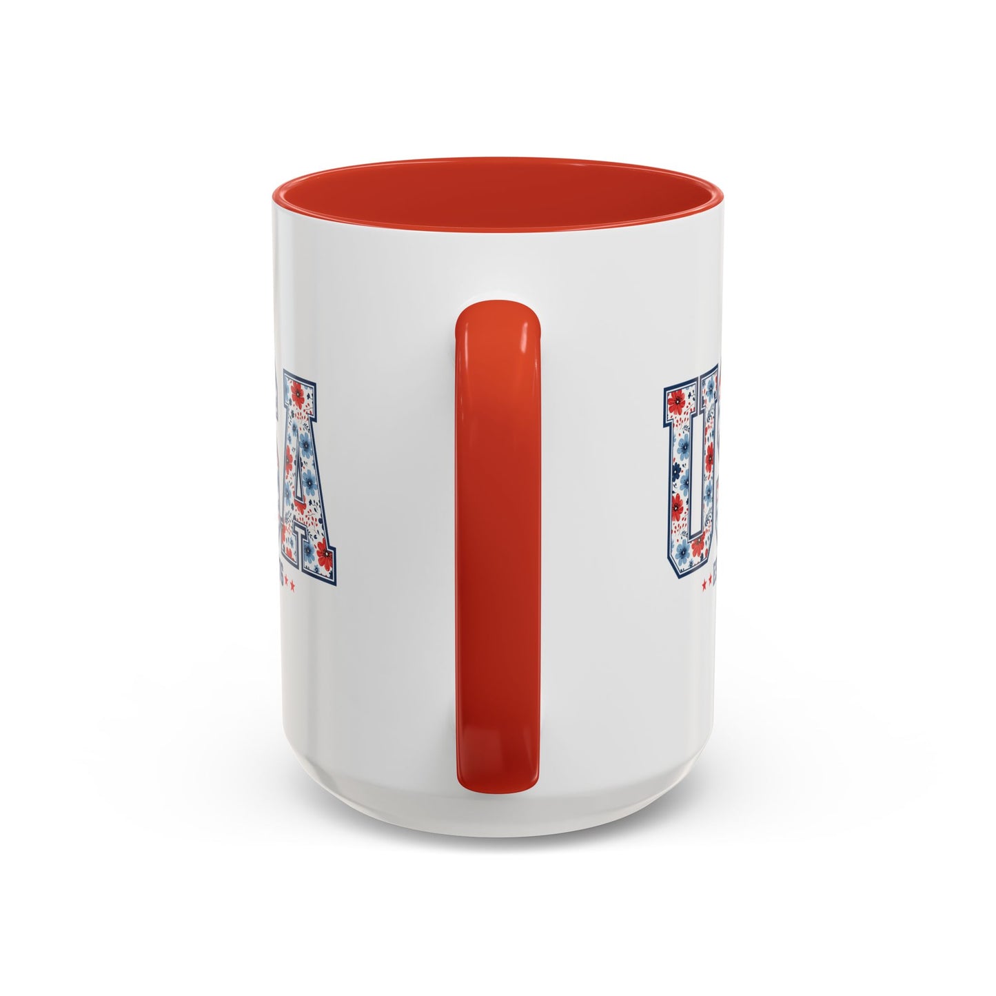 4th of July Mug - USA EST 1776 Floral