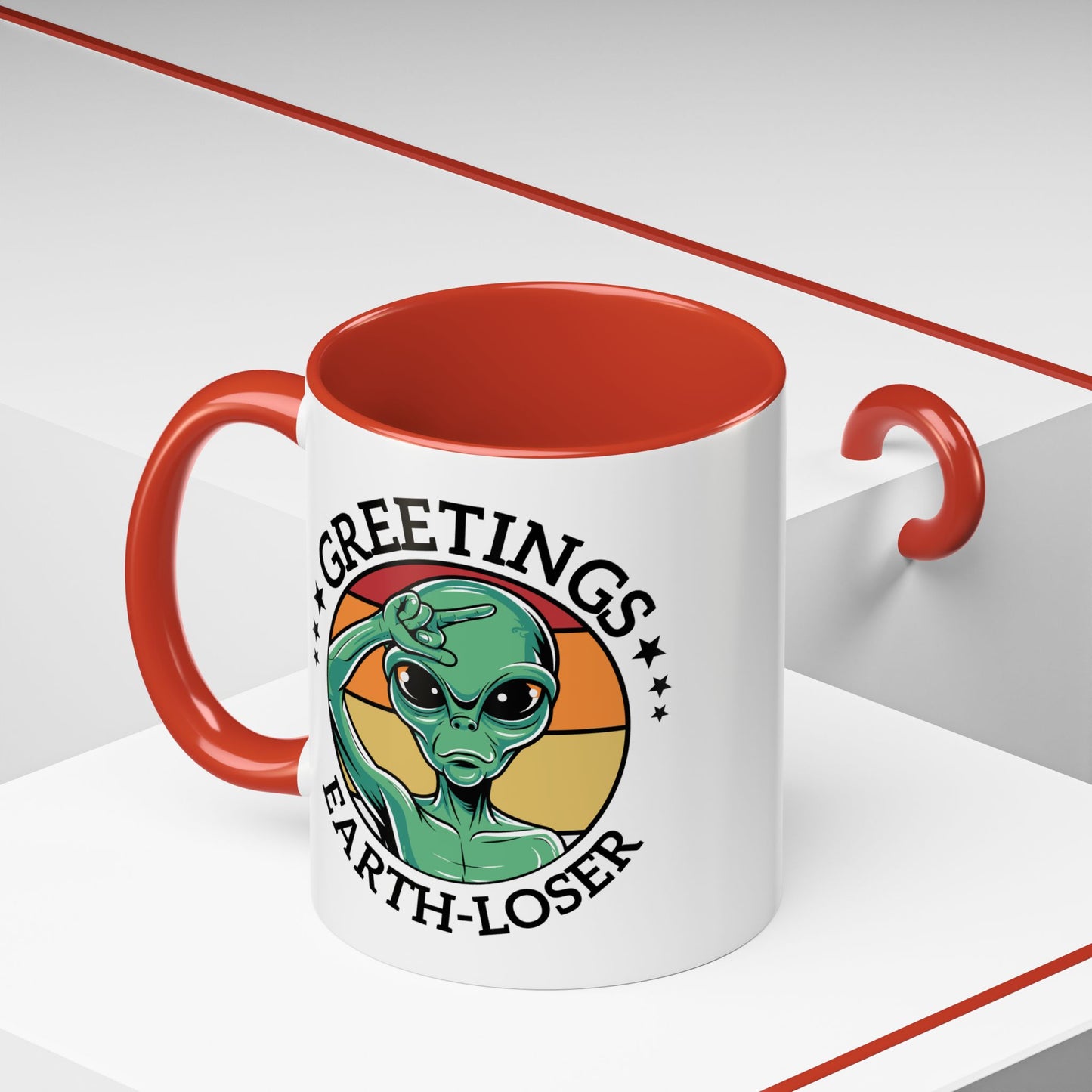 Alien Mug - Greetings Earth-Loser
