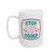 Motivation Mug - Stop Wishing Start Doing Badge