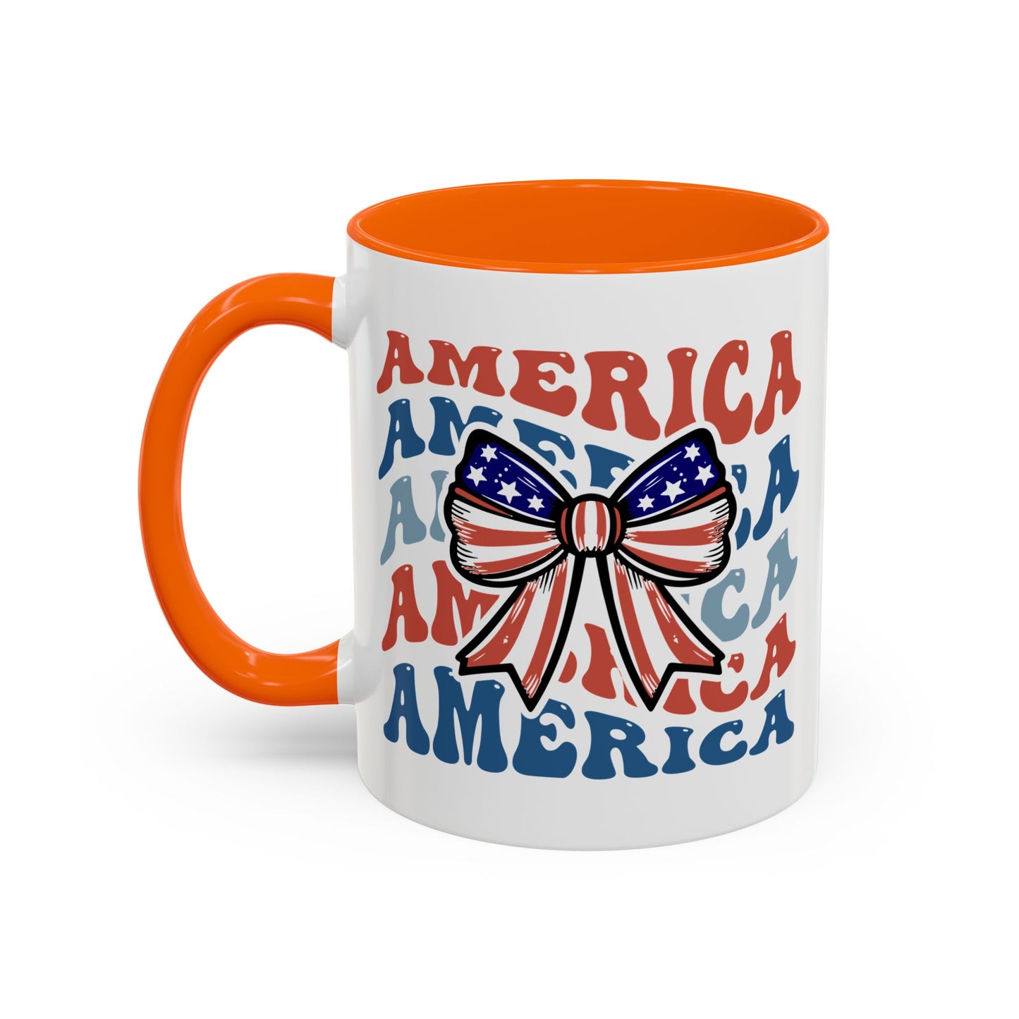 4th of July Mug - America Bow