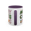 Christmas Mug - Merry Christmas Green Red & Gold Patterned Text