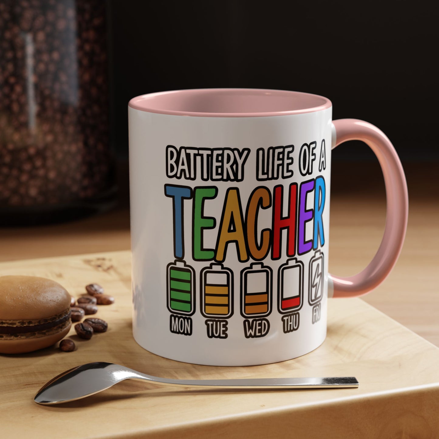Office Mug - Battery Life of a Teacher