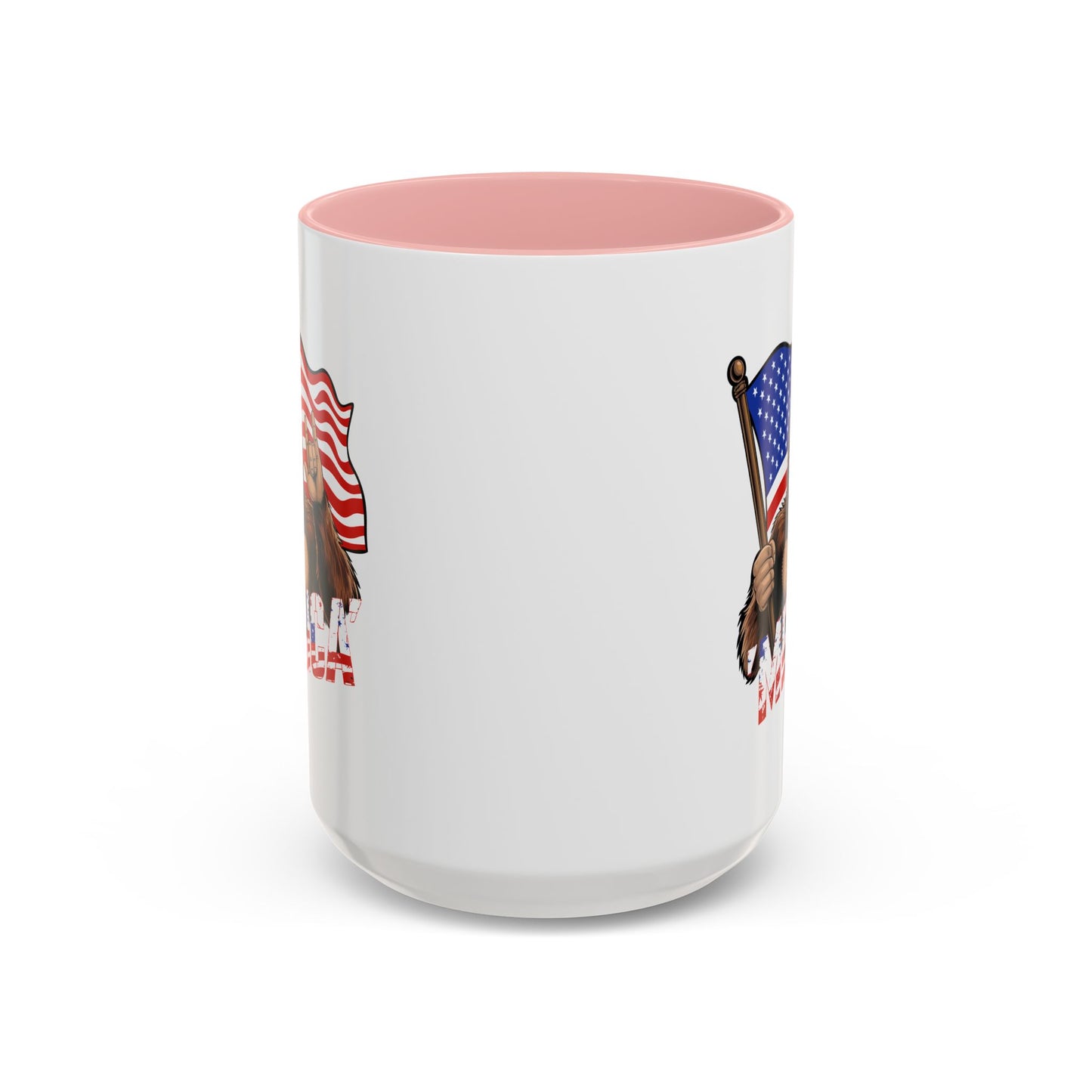 4th of July Mug - Bigfoot USA Flag