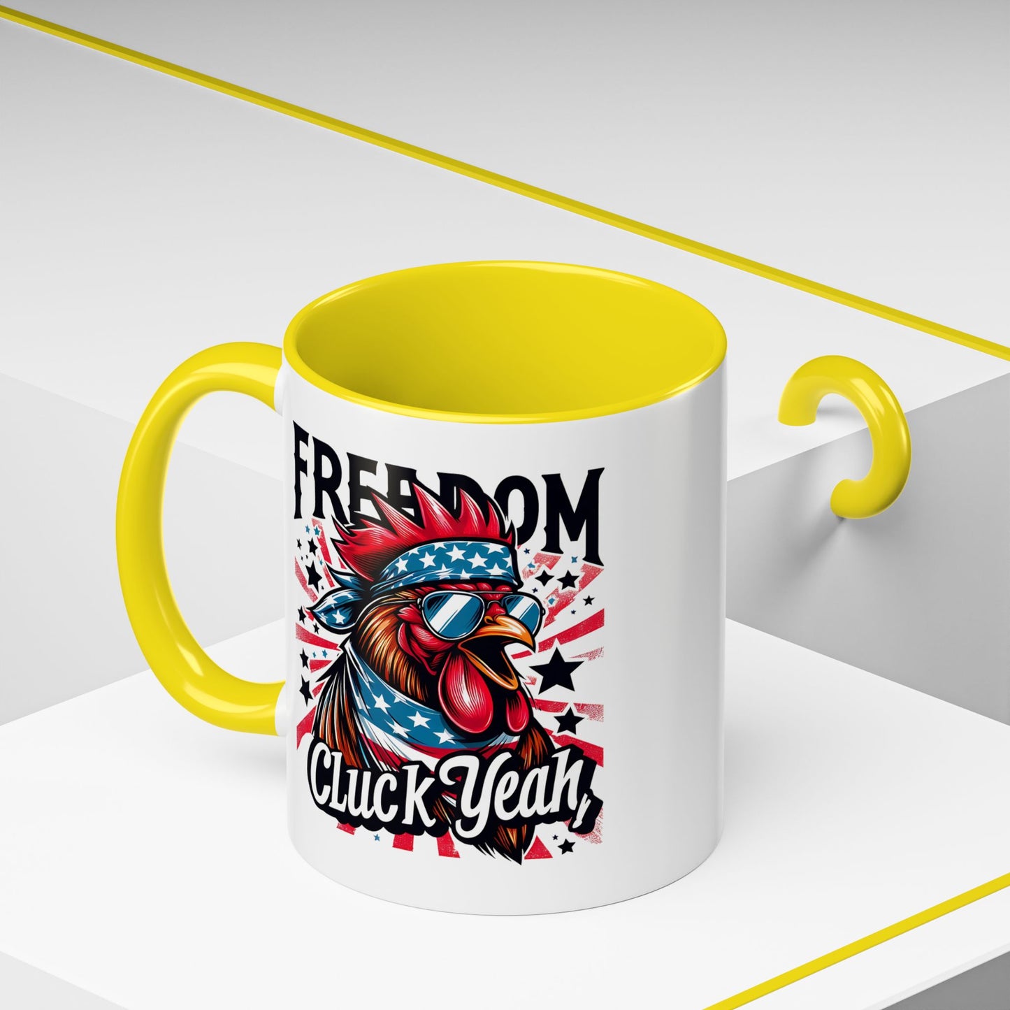 4th of July Mug - Freedom Cluck Yeah!