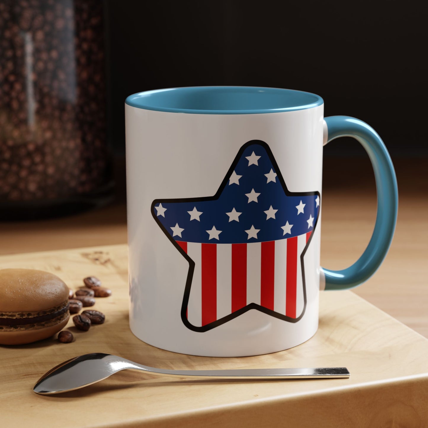 4th of July Mug - Star American Flag 2