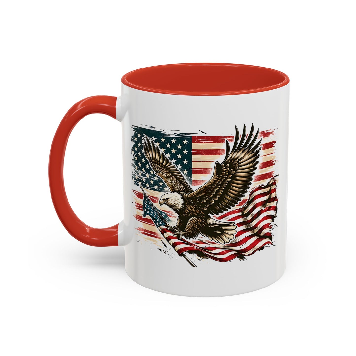 4th of July Mug - American Bald Eagle Flag 9