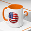 4th of July Mug - Baseball American Flag