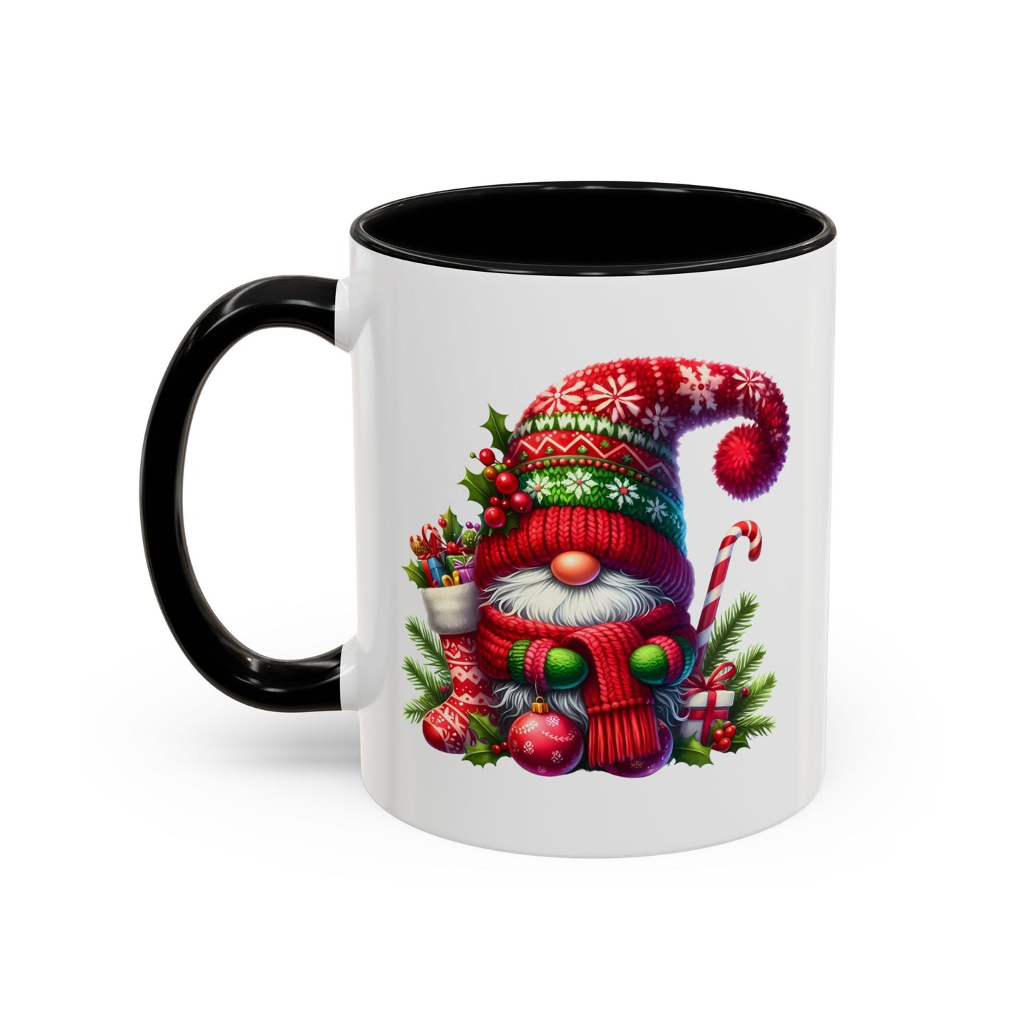 Christmas Mug - Gnome and Candy Cane
