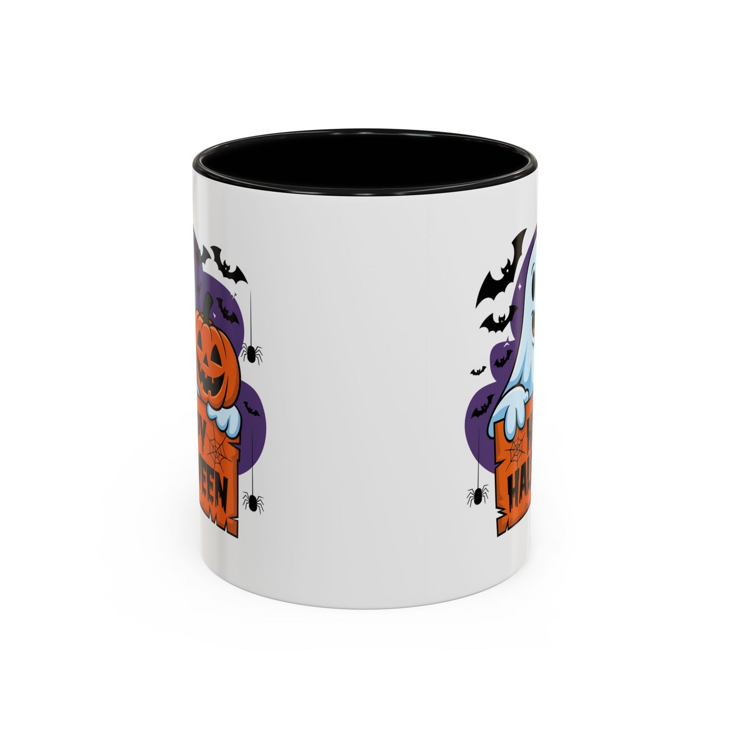 Halloween Mug - Winking Ghost With Pumpkin