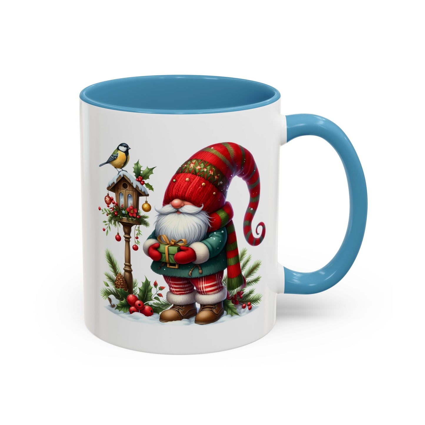 Christmas Mug - Gnome and Birdhouse