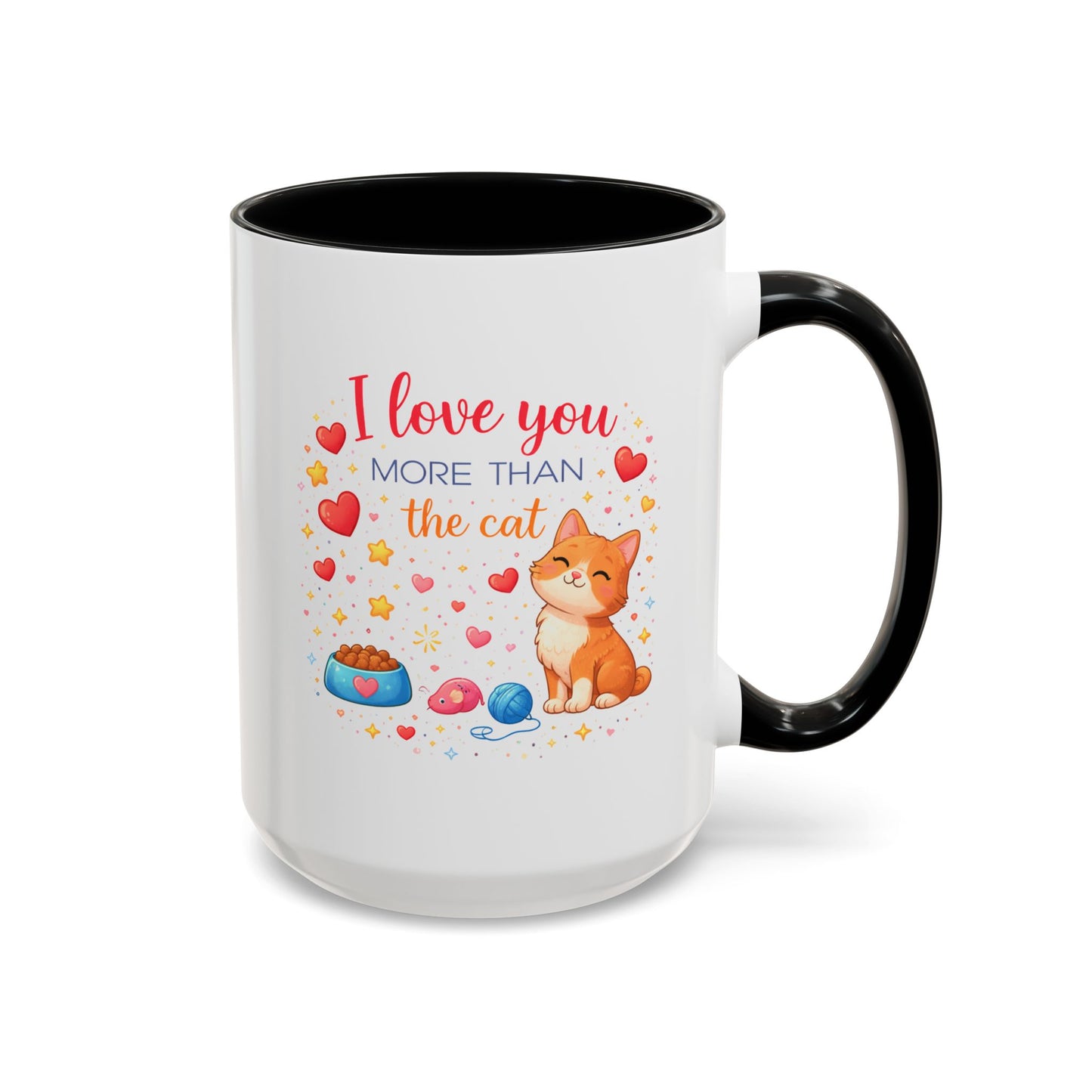 Anniversary Mug - I Love You More Than The Cat