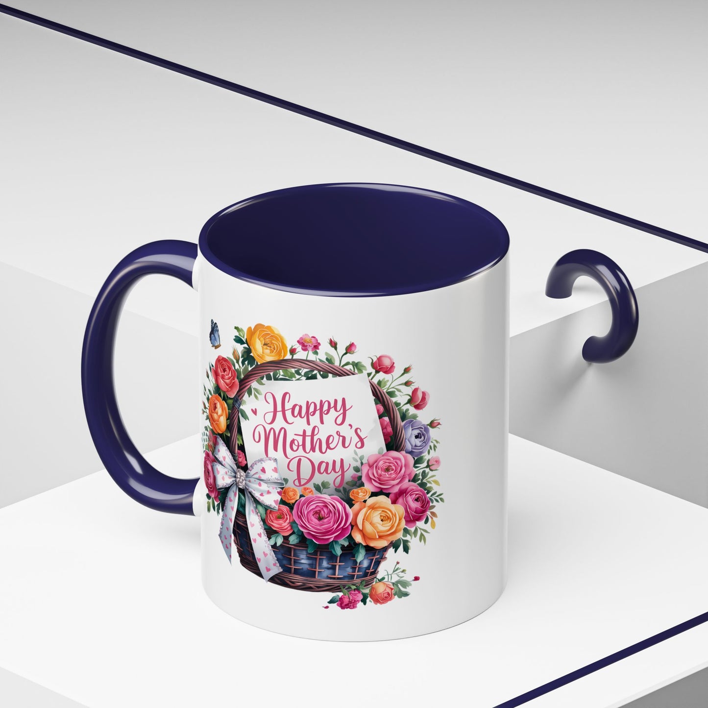 Mother's Day Mug - Happy Mother's Bouquet