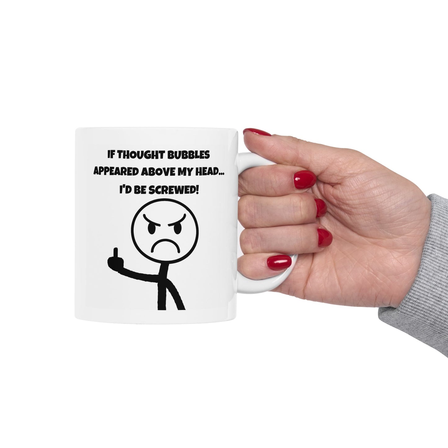 Humor Mug - If Thought Bubbles