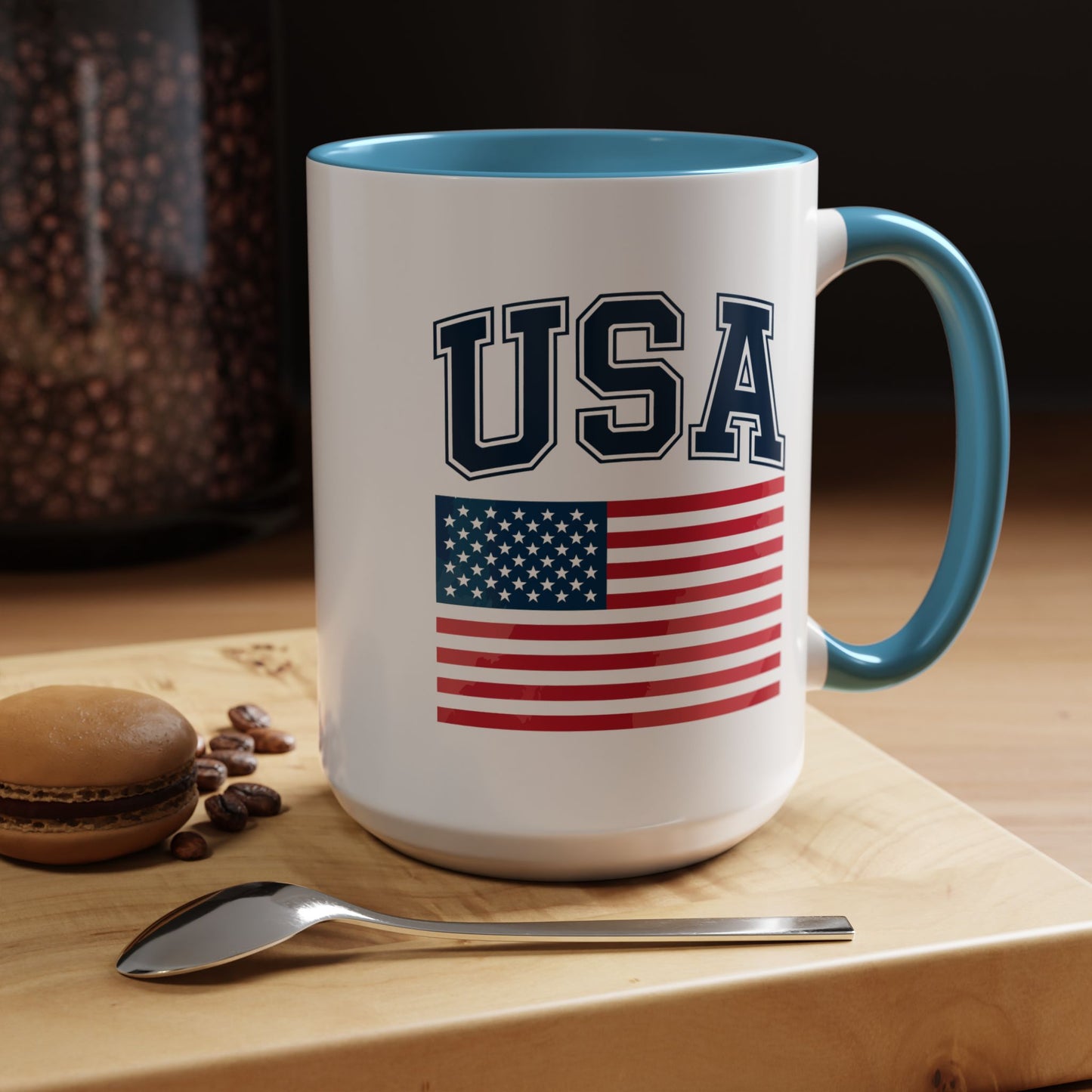 4th of July Mug - USA & Flag