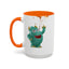 Humor Mug - Monster Drinks Coffee Spill