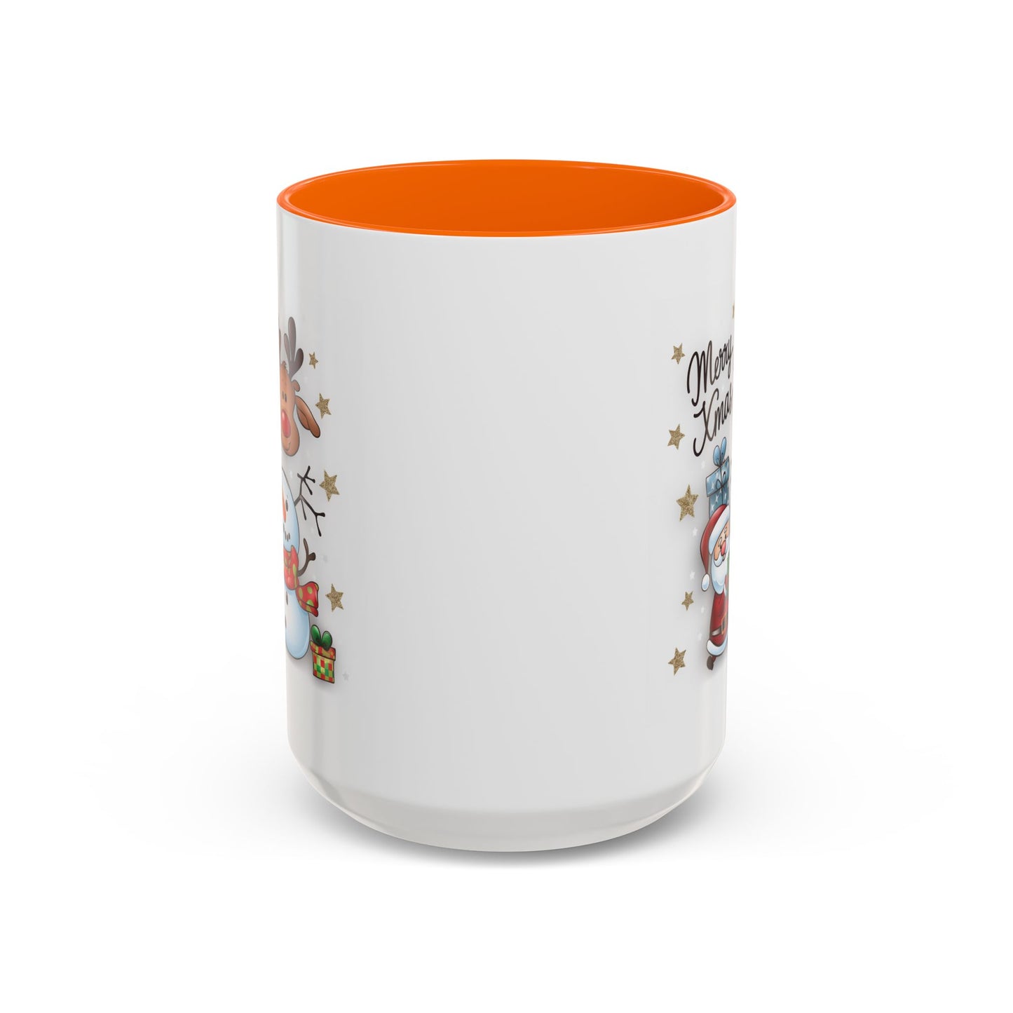 Christmas Mug - Merry Xmas Santa Snowman Reindeer