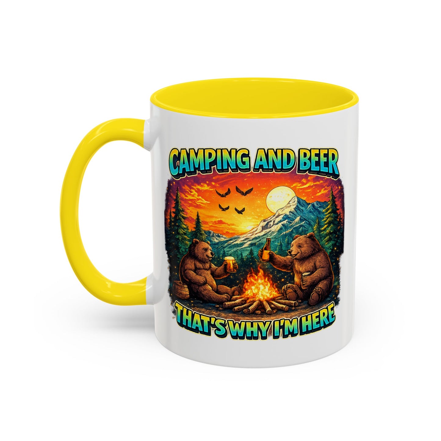 Humor Mug - Camping and Beer